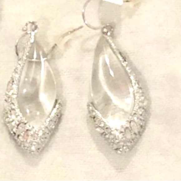 Stunning Alexis Bittar Crystal Drop Earrings - Picture 1 of 4